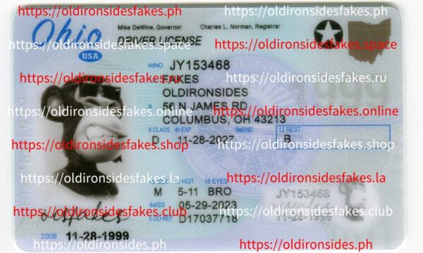 Ohio Driver License(New OH 2022 PolyCard)